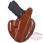 Bianchi Model 7 Shadow II Ruger GP100 4" Plain Tan RH