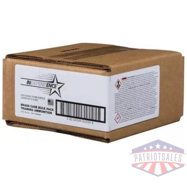 CCI Independence Brass Handgun Ammunition .40 S&W 180 gr FMJ 1000 fps 500/ct