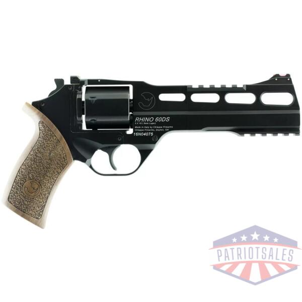 RHINO 9MM REVOLVER 60DS BLK 6 BBL 6RD