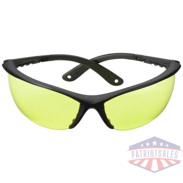 Champion Ballistic Shooting Glasses Open Frame Black with Yellow Lens