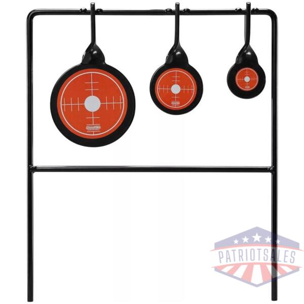 Champion Rimfire Triple Gong Spinner Target Steel
