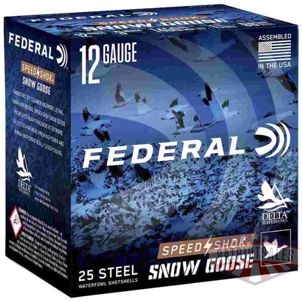 Https3a2f2fmedia. Chattanoogashooting. Com2fimages2fproduct2ffawf142sg22ffawf142sg2. Webp - federal speed-shok snow goose shotshells 12 ga 3" 1-1/4oz 1450 fps #2 25/ct - https3a2f2fmedia. Chattanoogashooting. Com2fimages2fproduct2ffawf142sg22ffawf142sg2