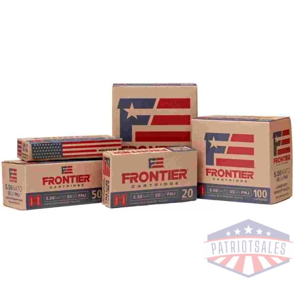 Hornady Frontier XM193 Oriented Rifle Ammunition 5.56mm 55gr FMJ 3240 fps 150/ct