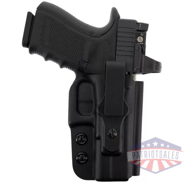 Galco Triton 3.0 Kydex Strongside/Crossdraw IWB Holster for Glock 43X MOS w/ Red Dot Black RH