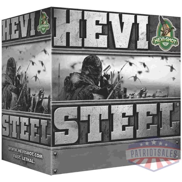 HEVI-Shot HEVI-Steel Shotshells 12 ga 3"  1-1/4 oz  1500 fps BBB 25/Box