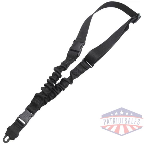 TacShield Shock Sling Single Point 1.25" Black with Double QRB