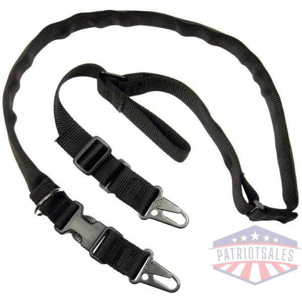 TacShield Warrior 2n1 Sling with HK Snap Hook 1.25" Black