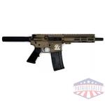 Great Lakes AR-15 Pistol .223 Wylde 30rd Magazine 7.5" Nitride Barrel Bronze Finish