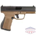 FMK Mach 9 Handgun 9mm Luger 10rd Magazine(1) 4" Barrel Optic Ready Burnt Bronze Frame