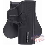 Bulldog Rapid Release Polymer Holster with Paddle Fits Ruger LC9 Black RH