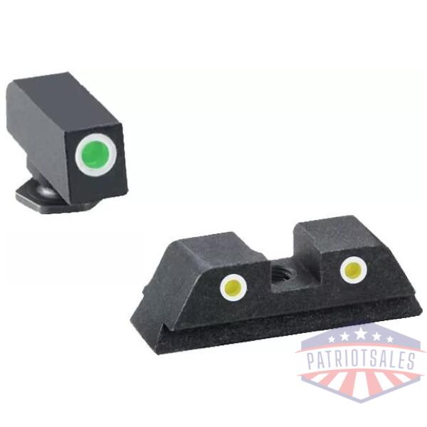 Ameriglo Classic Tritium NIght Sight Set 3-Dot for GLOCK 1719 22 23 24 26 27 33 34 35 37 38 39