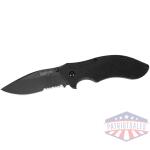 Kershaw Clash Folding Knife 3-1/10" Drop Point Blade Black