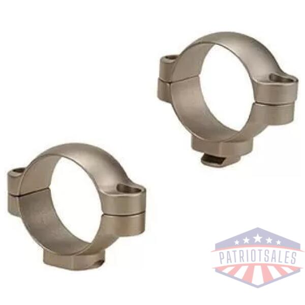 Leupold 2-Piece STD Windage Adjustable Steel Rings 30mm Medium Silver