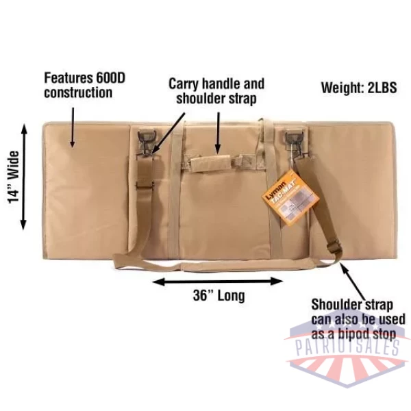 Tac-Mat Long Range Shooting Mat - Flat Dark Earth (FDE)