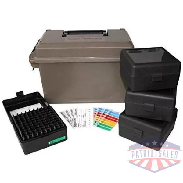 MTM AC50 .223 Ammo Can with 4-RS100 Dark Earth