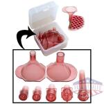 MTM Universal Powder Funnel Kit 17 to 500 S&W Clear Red