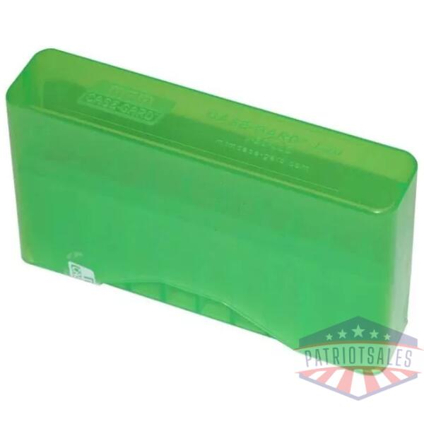 MTM J-20 Slip Top Ammo Box for 22-250/243 WIN/7.62X39 20 Rounds Clear Green