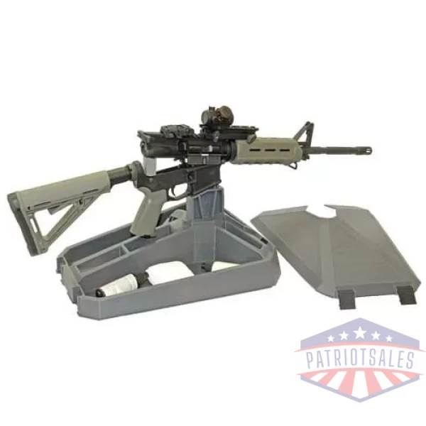MTM MSRMS ArmAR Modern Sporting Rifle Maintenance Stand for  AR-15 | DMPS Stule | AR-10 Grey