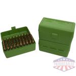 MTM Case-Gard R-50 Series Rifle Ammo Box Green