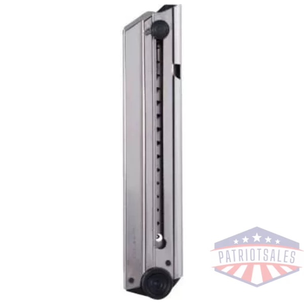 Mec-Gar Handgun Magazine Luger P08 9mm Luger HT Nickel 8/rd Standard