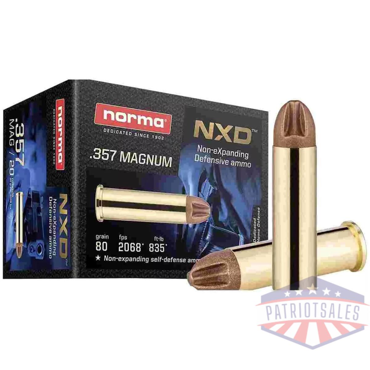 Https3a2f2fmedia. Chattanoogashooting. Com2fimages2fproduct2fnh6116400202fnh611640020. Webp - norma nxd handgun ammunition. 357 mag 80gr nxd 2068 fps 20/ct - https3a2f2fmedia. Chattanoogashooting. Com2fimages2fproduct2fnh6116400202fnh611640020