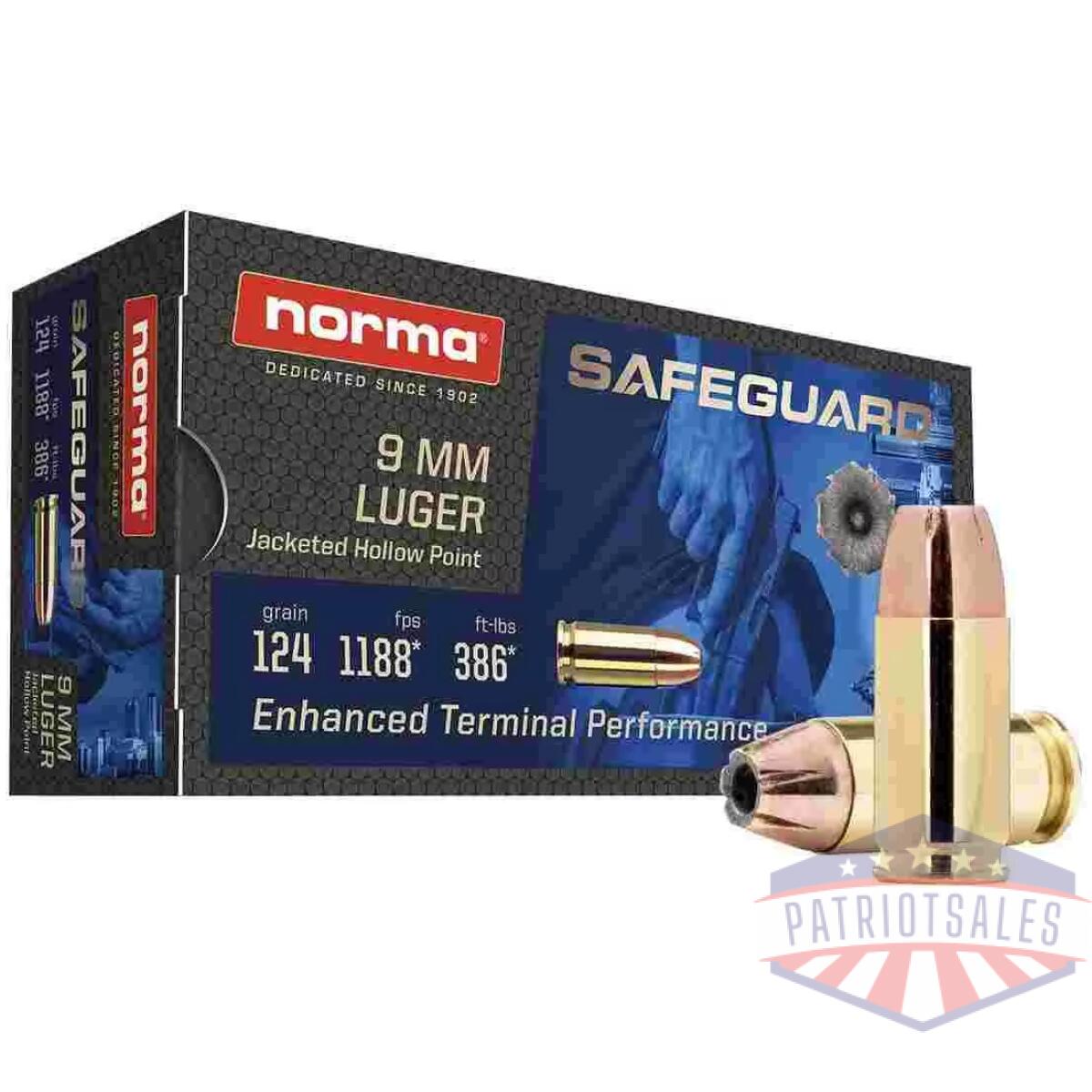 Https3a2f2fmedia. Chattanoogashooting. Com2fimages2fproduct2fnh8019072882fnh801907288. Webp - norma safeguard handgun ammunition 9mm luger 124gr jhp 1188 fps 50/ct - https3a2f2fmedia. Chattanoogashooting. Com2fimages2fproduct2fnh8019072882fnh801907288