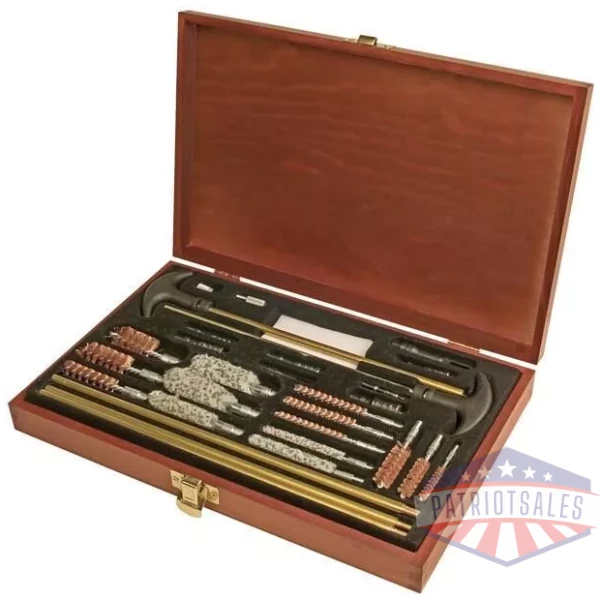 Outers 32 Piece Universal Wood Gun Cleaning Box