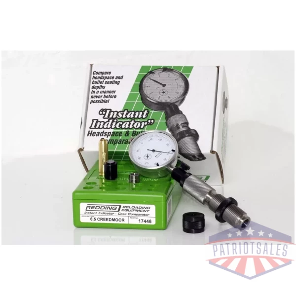 Redding Instant Indicator Headspace and Bullet Comparator With Dial Indicator 6.5 Creedmoor