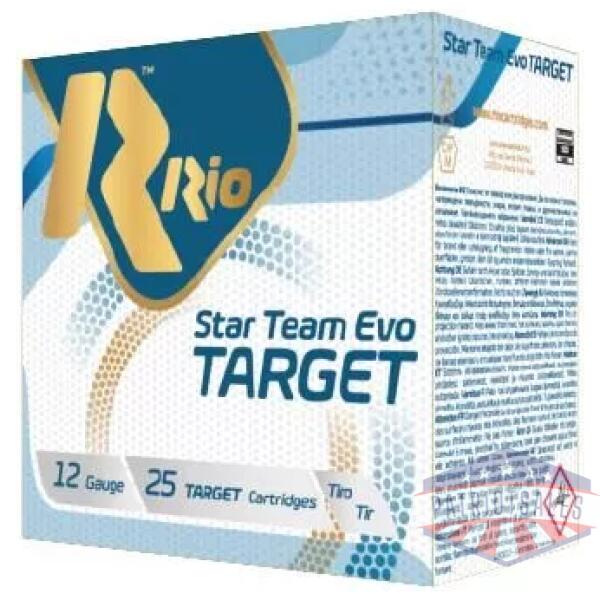 Rio Star Team Target 32 Low Recoil Shotshells 12ga 2-3/4" 1-1/8oz 1150 fps #7.5 25/ct
