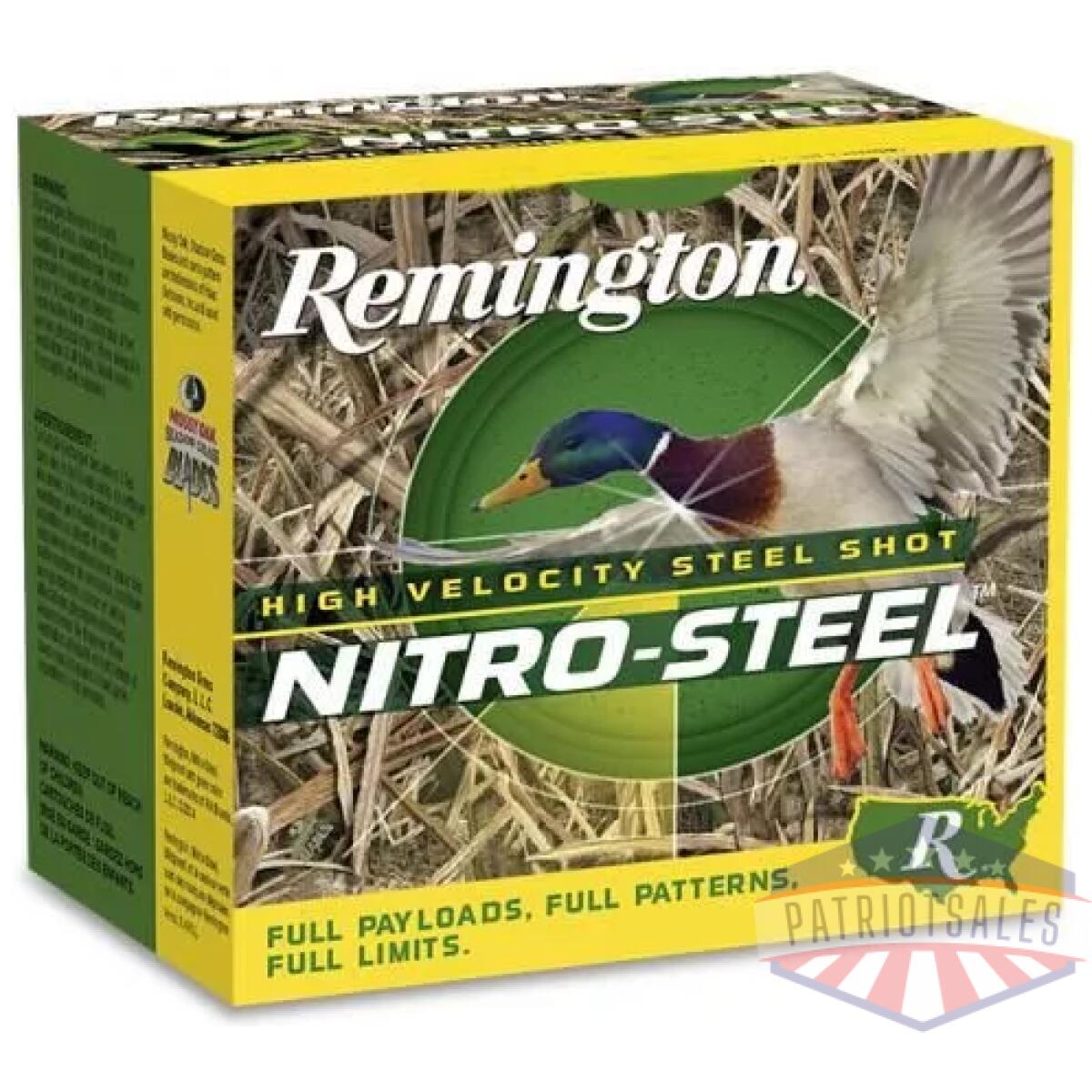 Remington nitro steel shotshell 16 ga 2-3/4 in 15/16 oz #4 1300 fps 25/ct - image 1