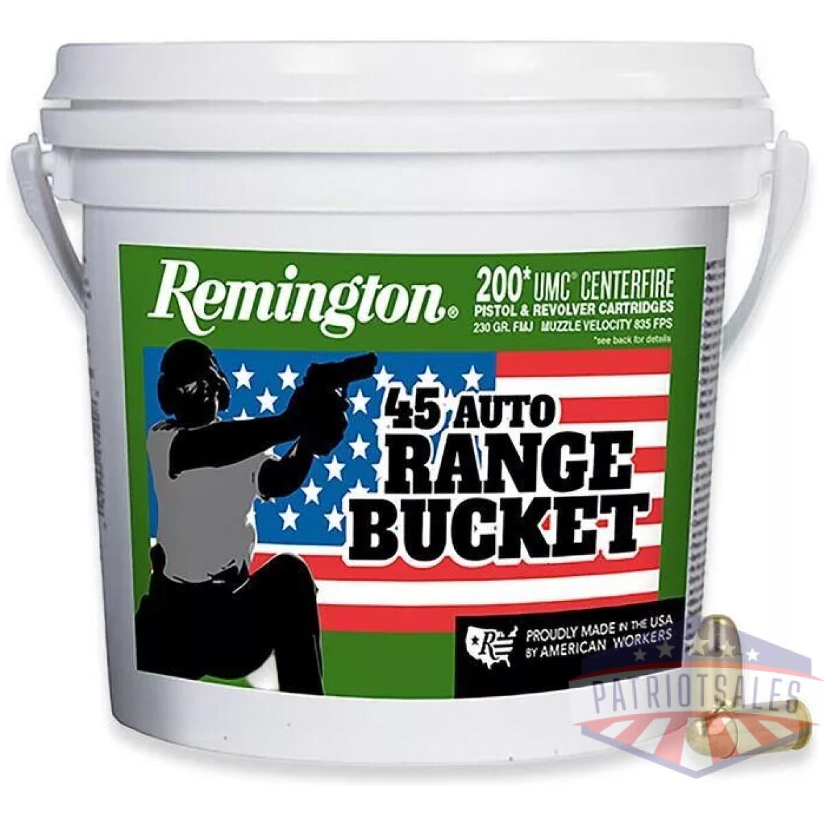 Https3a2f2fmedia. Chattanoogashooting. Com2fimages2fproduct2frt238172frt23817-1. Webp - remington umc "range bucket" handgun ammunition. 45 acp 230 gr fmj 835 fps 200/ct - https3a2f2fmedia. Chattanoogashooting. Com2fimages2fproduct2frt238172frt23817 1