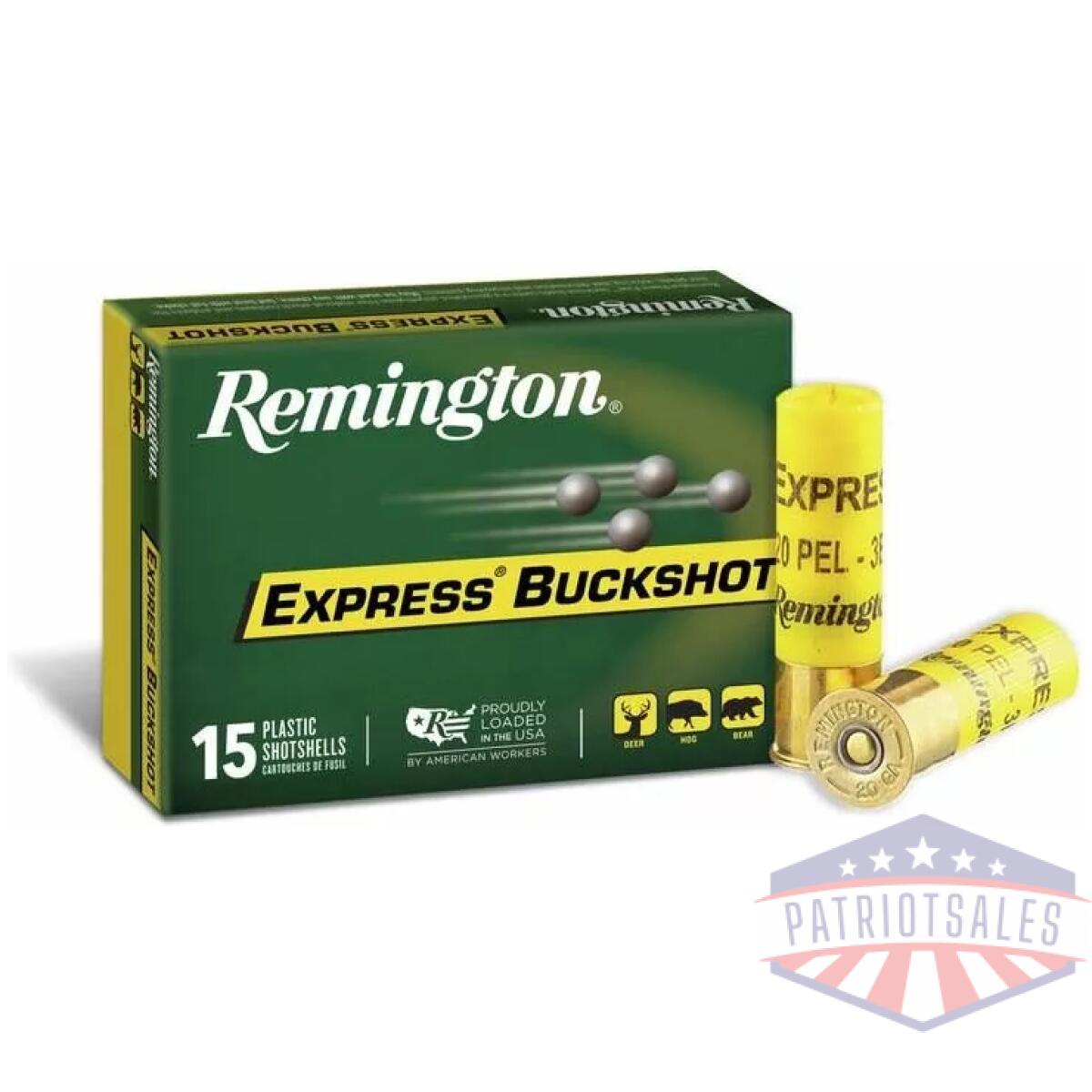 Https3a2f2fmedia. Chattanoogashooting. Com2fimages2fproduct2frt268772frt26877-1. Webp - remington express buckshot shotgun ammo 20 ga 2-3/4 in #3 buck 1220 fps 15/ct - https3a2f2fmedia. Chattanoogashooting. Com2fimages2fproduct2frt268772frt26877 1