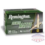 Remington Premier Match Rifle Ammunition 6.5 Creedmoor 140 gr OTMBT 2700 fps 20/rd