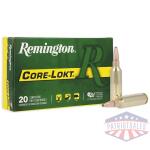 Remington Core-Lokt Rifle Ammunition .270 WSM 130 gr PSP 3285 fps 20/ct