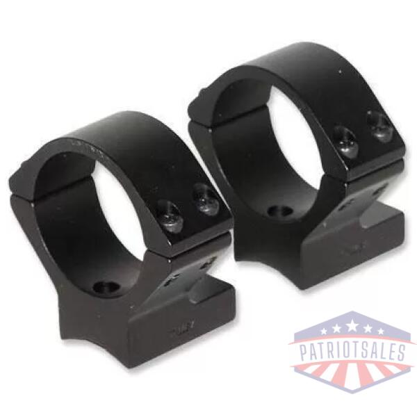 Talley Lightweight Alloy Scope Mounts - Black Anodized - 30mm - Low Ruger American Savage  w/Accutrigger Steven 200 Stiller Predator TC Venture
