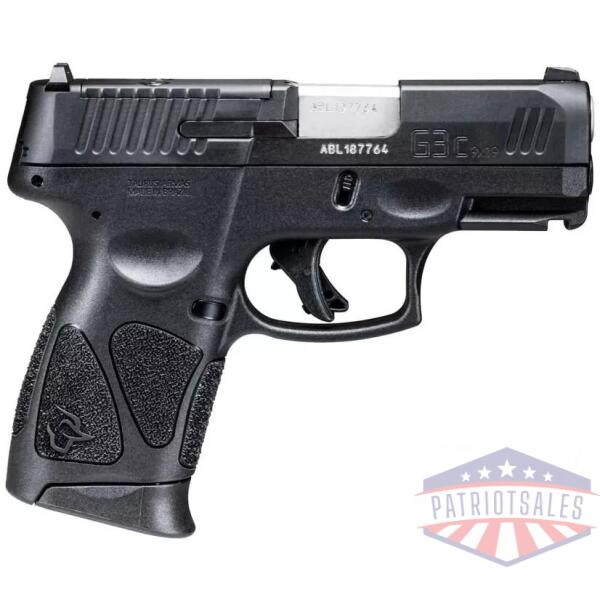 Taurus G3C T.O.R.O. Handgun 9mm Luger 12rd Magazines(2) 3.2" Barrel Optic Ready Black Finish