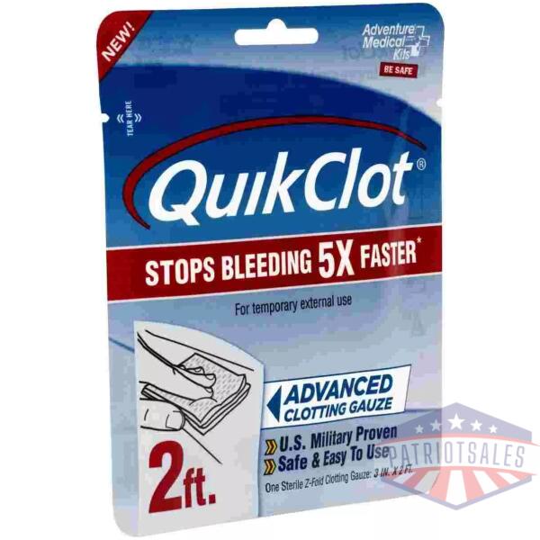 Ready Brands Adventure Medical Kits QuikClot Gauze 3"" x 2'