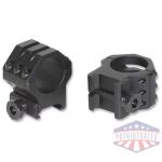 Weaver 6-Hole Aluminum Scope Rings - Matte - 1" High