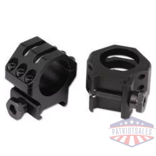 Weaver 6-Hole Aluminum Scope Rings  - Matte - 30mm Low