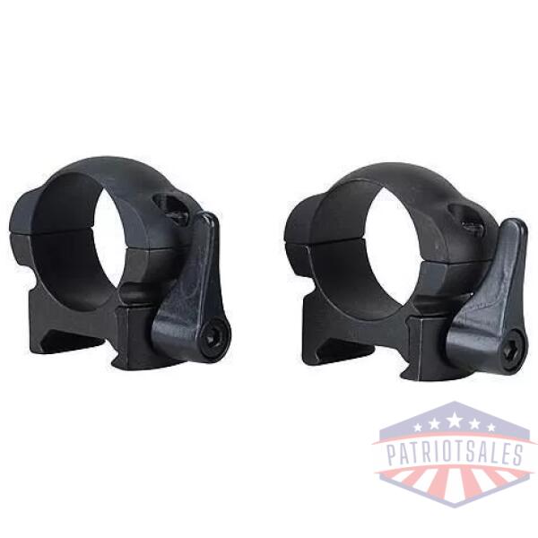 Weaver Grand Slam Leaver-Lok Top Mount Steel Scope Rings 1" Medium Matte