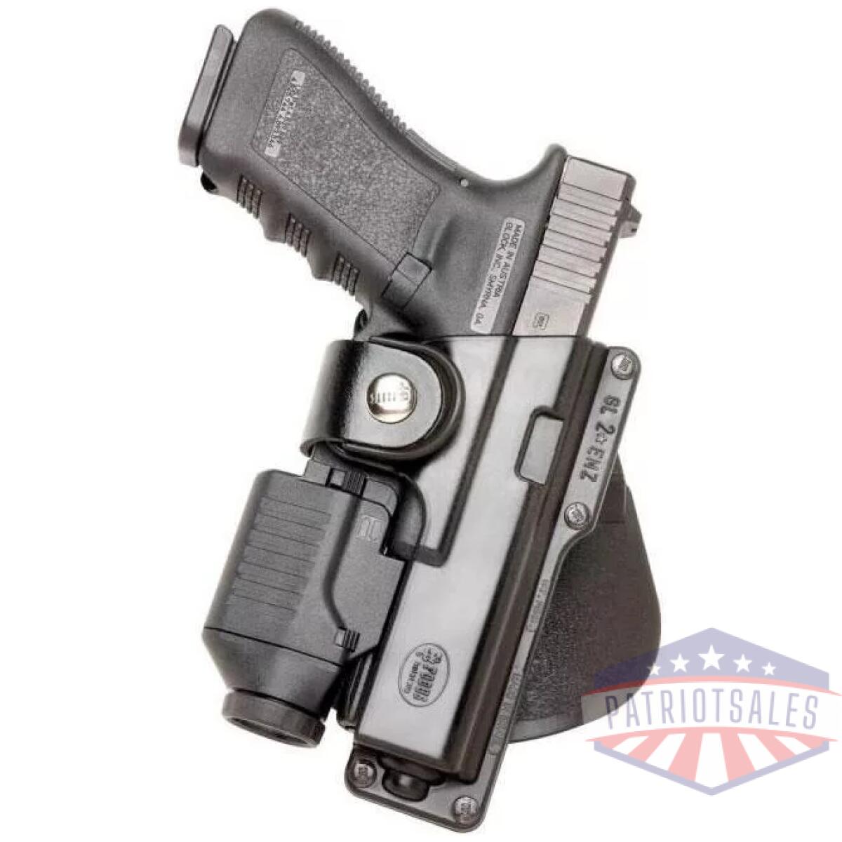 Fobus for glock 17/22/31 tactical roto paddle holster w/ laser light - image 1