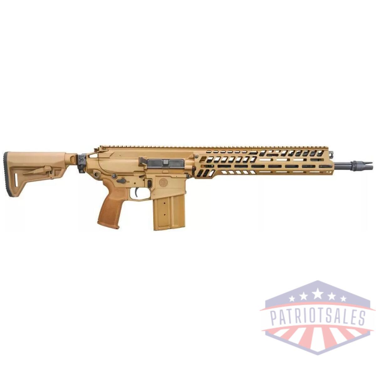 Sig sauer mcx-spear rifle 6. 8x51mm 20rd magazine(1) 16" barrel coyote telescoping magpul sl-m stock - image 1