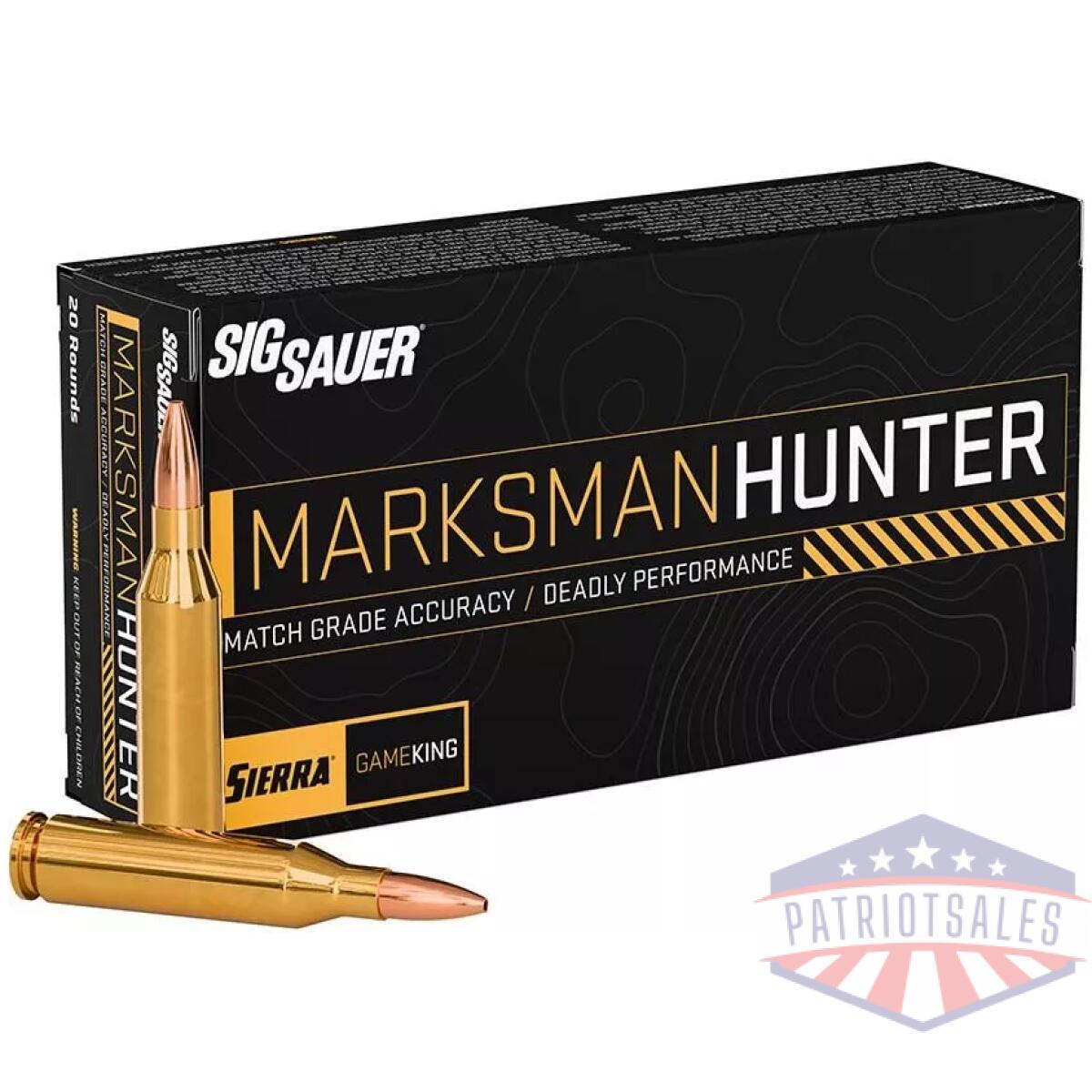 Https3a2f2fmedia. Chattanoogashooting. Com2fimages2fproduct2fxi7043852fxi704330-1_1_2. Webp - sig sauer marksman hunter gameking rifle ammunition 7mm rem mag 160gr hpbt 20/ct - https3a2f2fmedia. Chattanoogashooting. Com2fimages2fproduct2fxi7043852fxi704330 1 1 2