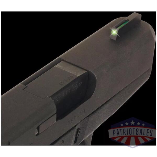 Truglo TFO Tritium/Fiber-Optic Day/Night Sights Fit Ruger LC9 / 9s / 380 - Front Green/Rear Green