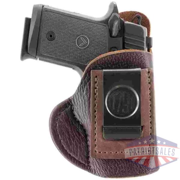 1791 Fair Chase Deer Hide  IWB Holster Size 0 Brown RH