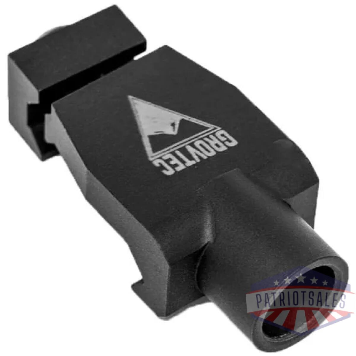 Grovtec side rider sling mount push button base black - image 1