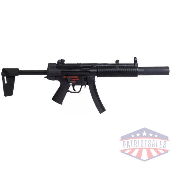 Century Arms AP5-SD Rifle 9mm Luger 30rd Magazines (2) 5.75" 1/2x28 Threaded Barrel Black with Brace