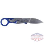 CRKT Provoke EDC Folding Knife 2-1/2" Drop Point Blade Blue