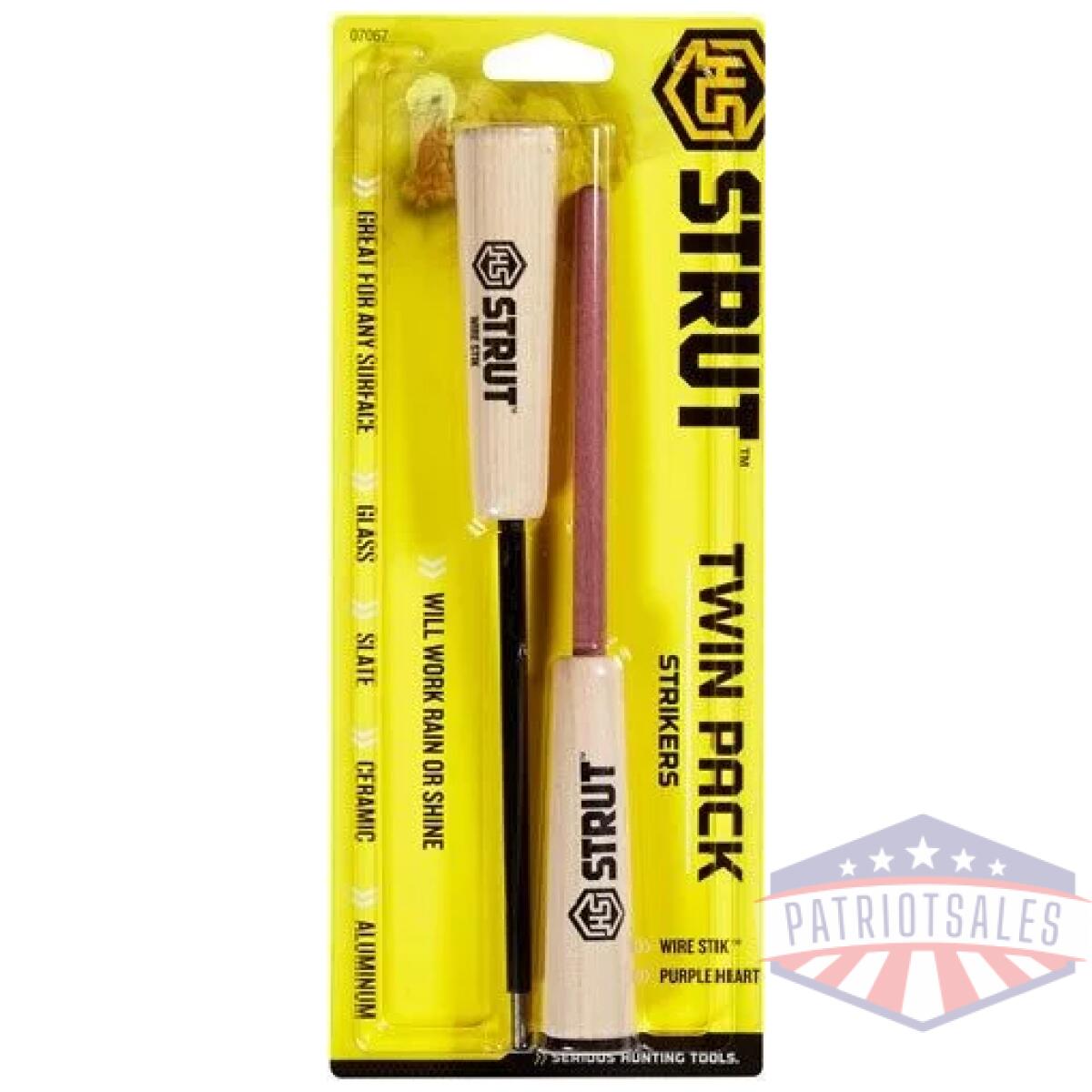 07067_packge - hs strut call striker twin - pack for pot style carbon/wood - 07067 packge
