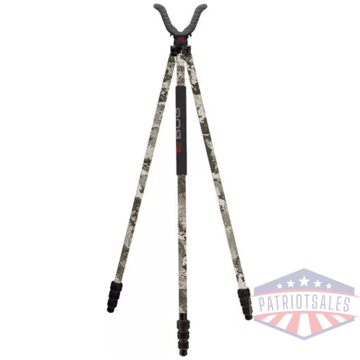 1100485 - bog havoc shooting stick - tripod camo - 1100485
